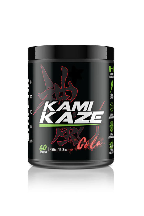 Kamikaze Pre Workout High Stim Formula by Athletic Sports at Supplements Central.webp