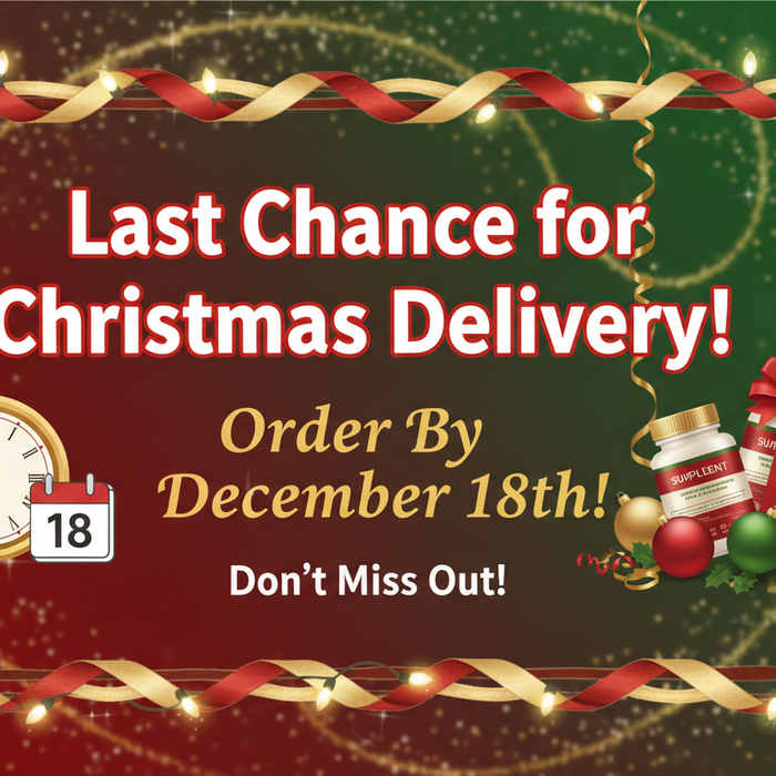 Last Chance for Pre-Christmas Delivery! Order Before It's Too Late