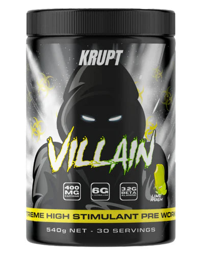 Villain High Stim Pre Workout by Krupt