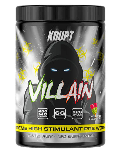 Villain High Stim Pre Workout by Krupt