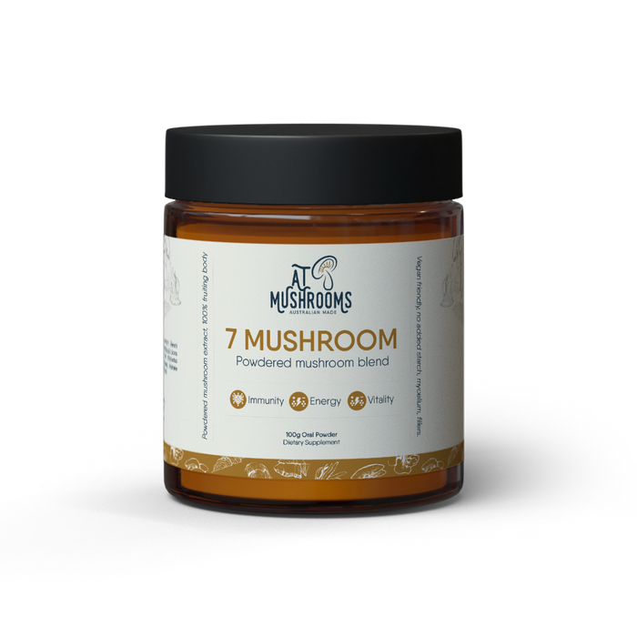7 Mushroom Organic Mushroom Powder by AT Mushrooms
