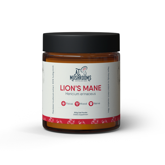 Lions Mane Organic Mushroom Extract by AT Mushrooms