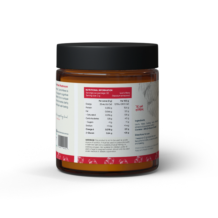 Lions Mane Organic Mushroom Extract by AT Mushrooms