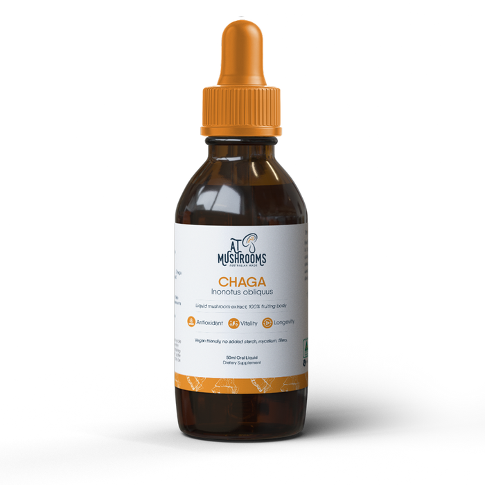 Chaga Organic Mushroom Extract by AT Mushrooms