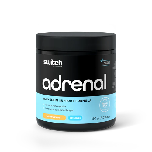 Adrenal Switch Salted Caramel Magnesium Powder Switch Nutrition at Supplements Central.webp