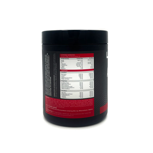 Pre-workout supplement container labeled 'Ascend' with branding on a white background by UM, previously UM Sports and Urban Muscle