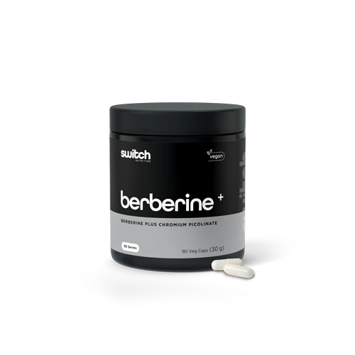 97% Pure Berberine HCL (250 mg) + Chromium (50mcg) by Switch Nutrition
