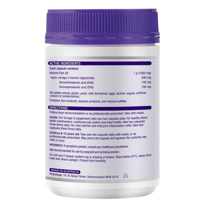 Odourless Natural Fish Oil 1000 by Henry Blooms