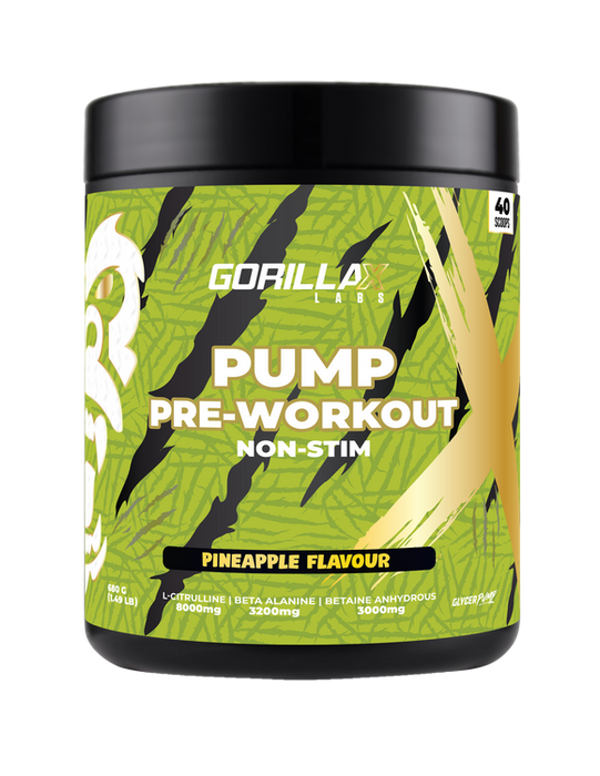 Ultimate Non-Stim Pump Pre Workout by Gorilla X Labs