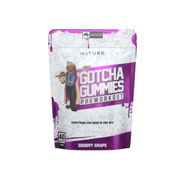 Gotcha Pre Workout Gummies by Nature Gains