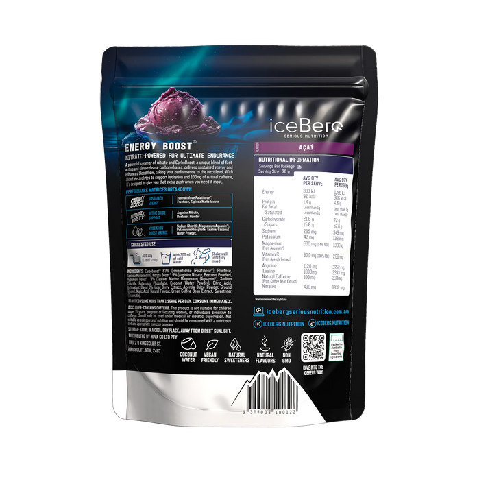 Energy Boost by Iceberg Serious Nutrition