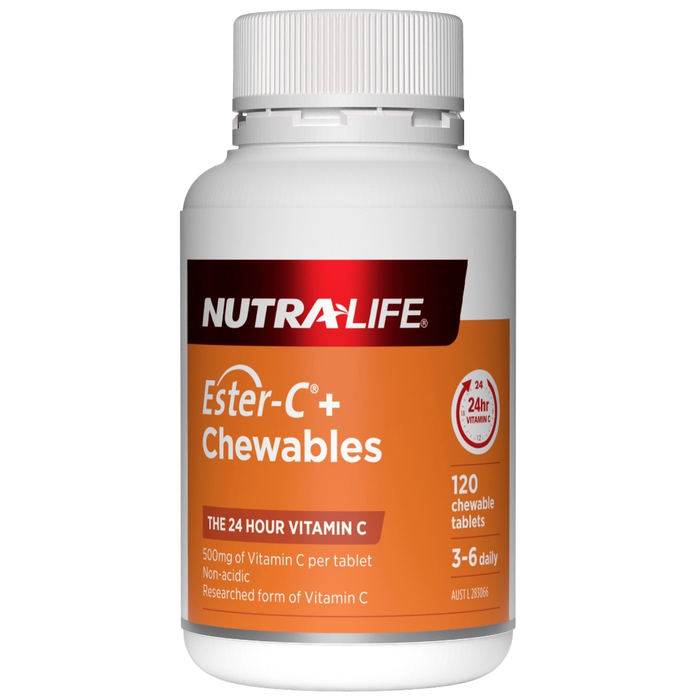 Ester-C+ 500 Chewables by Nutra Life