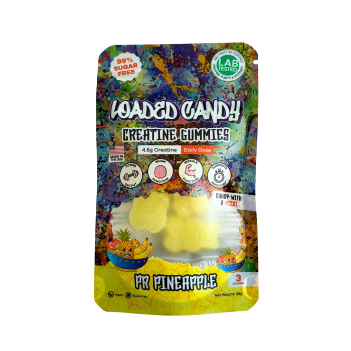 Loaded Candy Minis Creatine Gummies by Loaded Supplements