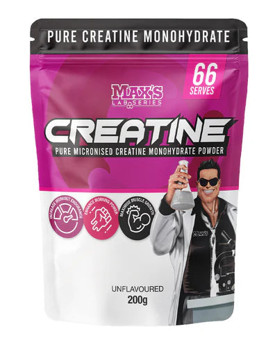 100% Micronised Creatine Monohydrate by Maxs
