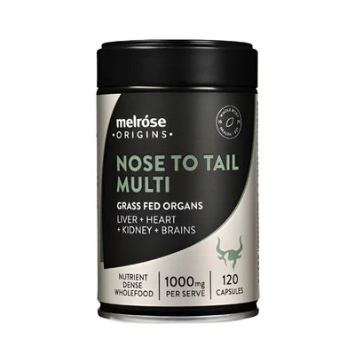 Nose to Tail MultiVitamin Organ Supplement by Melrose at Supplements Central