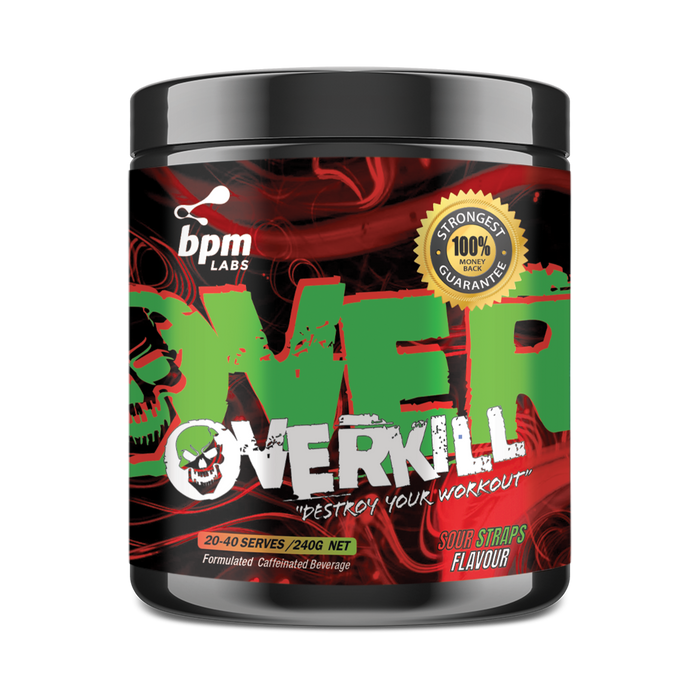 Overkill High Stim Pre Workout by BPM Labs