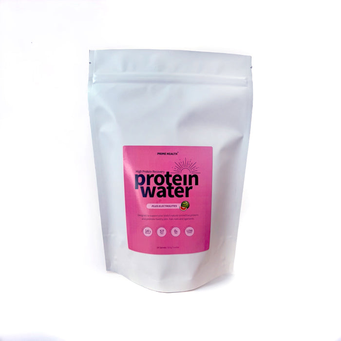 Protein water collagen with electrolytes watermelon prime health plus