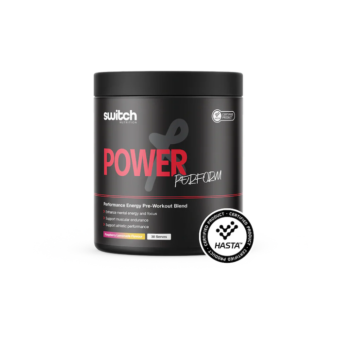 Power Perform Hasta Approved Performance Pre Workout by Switch Nutrition