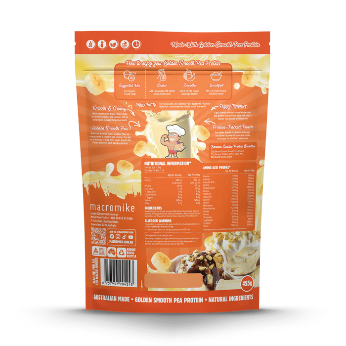 Golden Smooth Pea Protein by Macro Mike