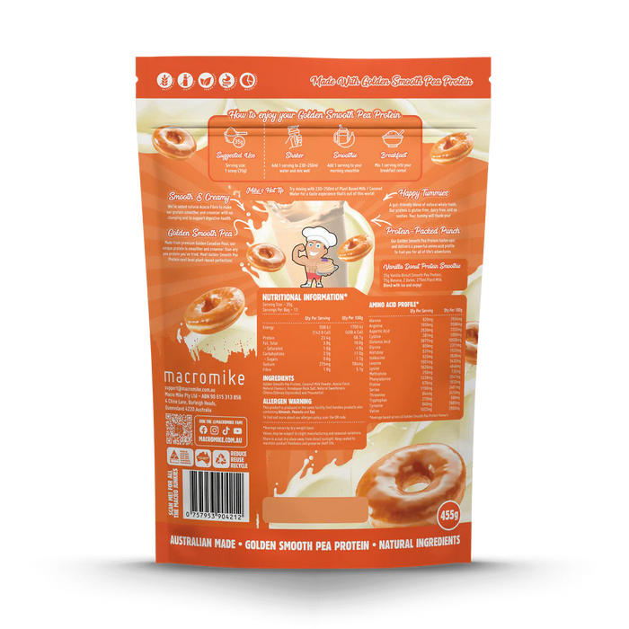 Golden Smooth Pea Protein by Macro Mike