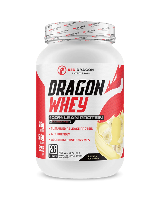 Red Dragon Nutritionals Dragon Whey Lean Protein Banana Ice Cream 900g