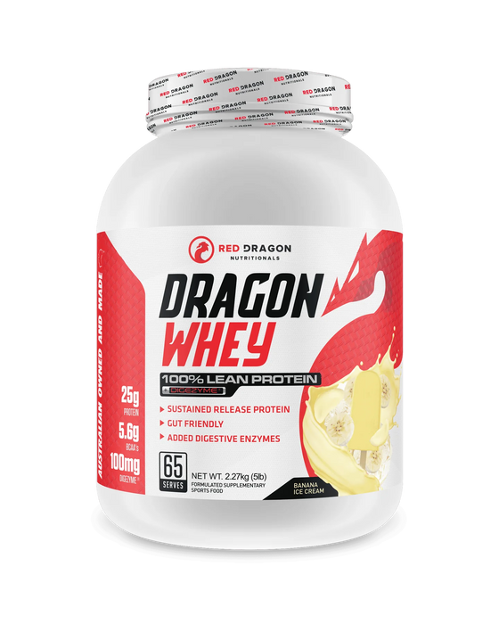 Red Dragon Nutritionals Dragon Whey Lean Protein Banana Ice Cream 2.27kg