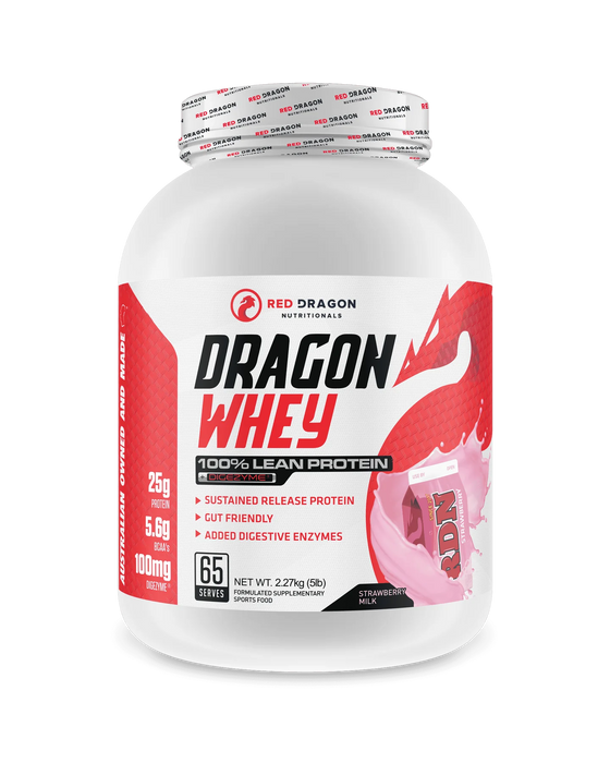 Red Dragon Nutritionals Dragon Whey Lean Protein Strawberry Milk 2.27kg