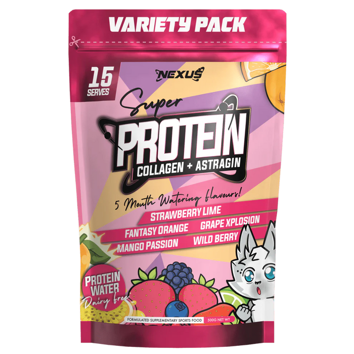 Super Protein Water Variety Packs by Nexus Sports Nutrition