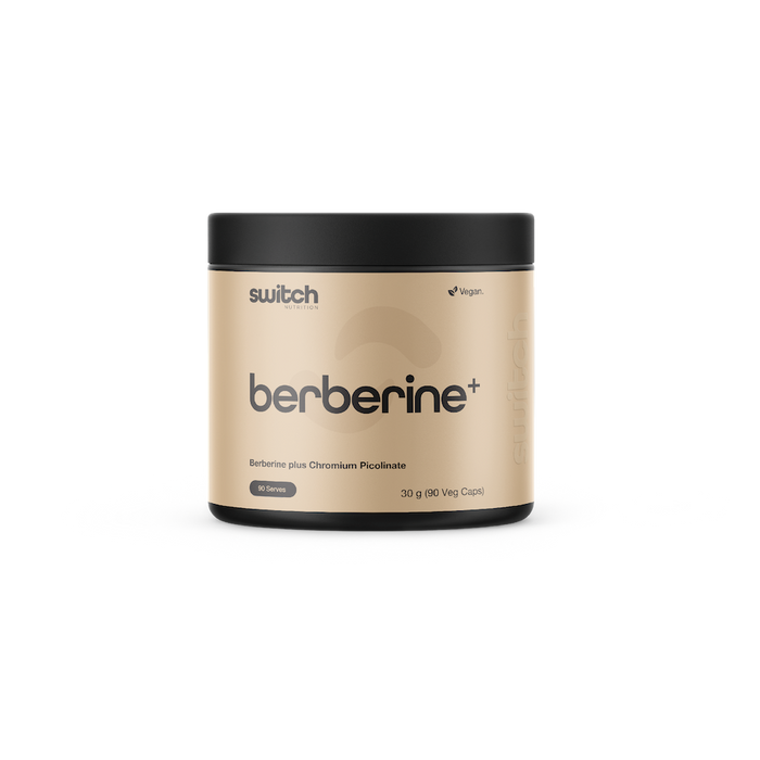 97% Pure Berberine HCL (250 mg) + Chromium (50mcg) by Switch Nutrition