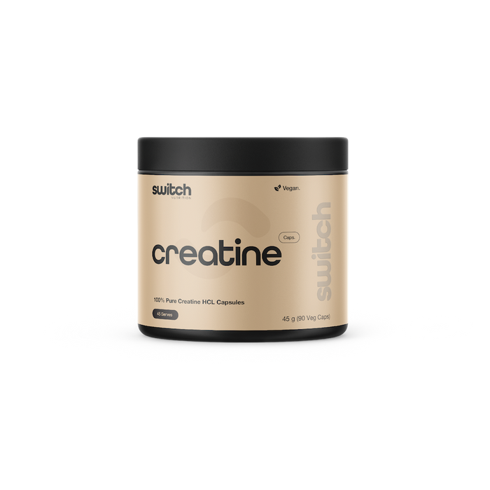 Pure Creatine HCL 500mg Capsules by Switch Nutrition