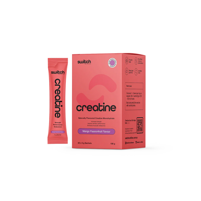 Flavoured Creatine Assorted Sachet Box by Switch Nutrition