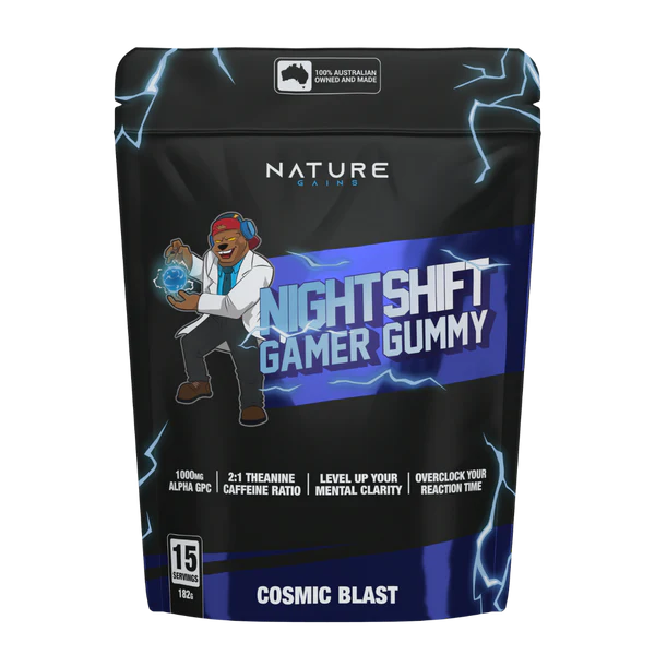 Nightshift Gamer Gummies by Nature Gains