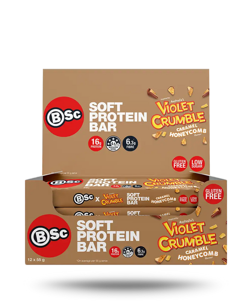 Violent Crumble Soft Protein Bar by Body Science at Supplements Central