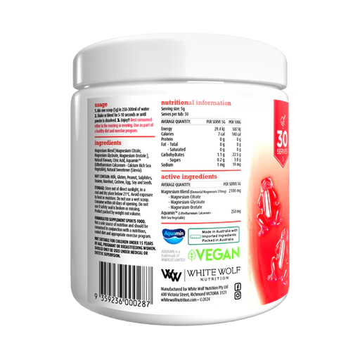 White Wolf Tri Mag Triple Magnesium Supplement by White Wolf Nutrition at Supplements Central