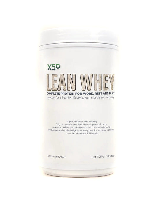 Lean Whey Protein by X50 Lifestyle