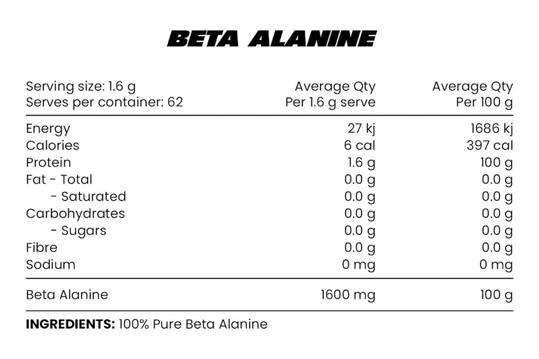 Pure Beta-Alanine by Zombie Labs