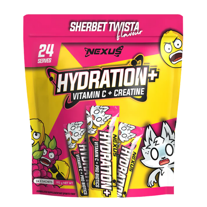 Hydration Formula with Vitamin C and Creatine. Sports Supplement in Sachet Form by Nexus Sports Nutrition