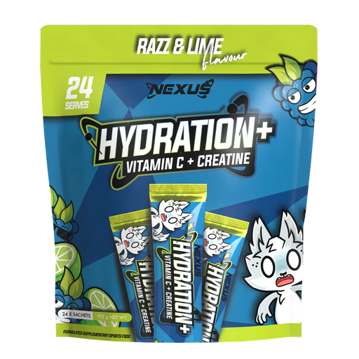 Hydration Formula with Vitamin C and Creatine. Sports Supplement in Sachet Form by Nexus Sports Nutrition