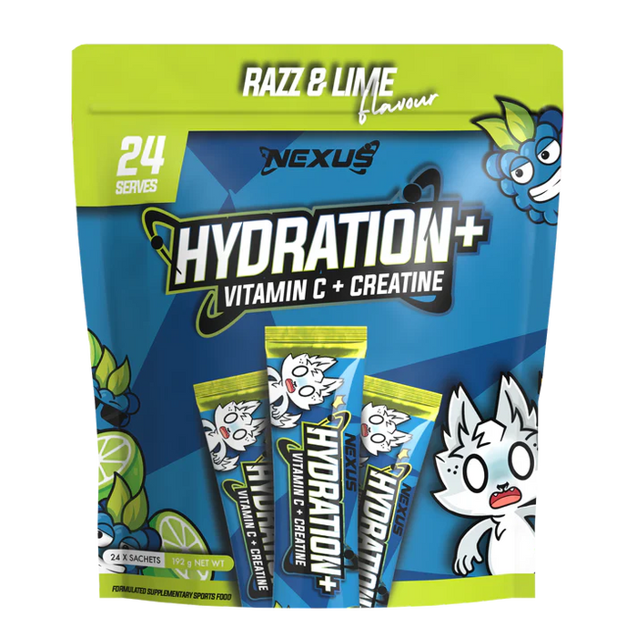 Hydration+ with Vitamin C + Creatine by Nexus Sports Nutrition