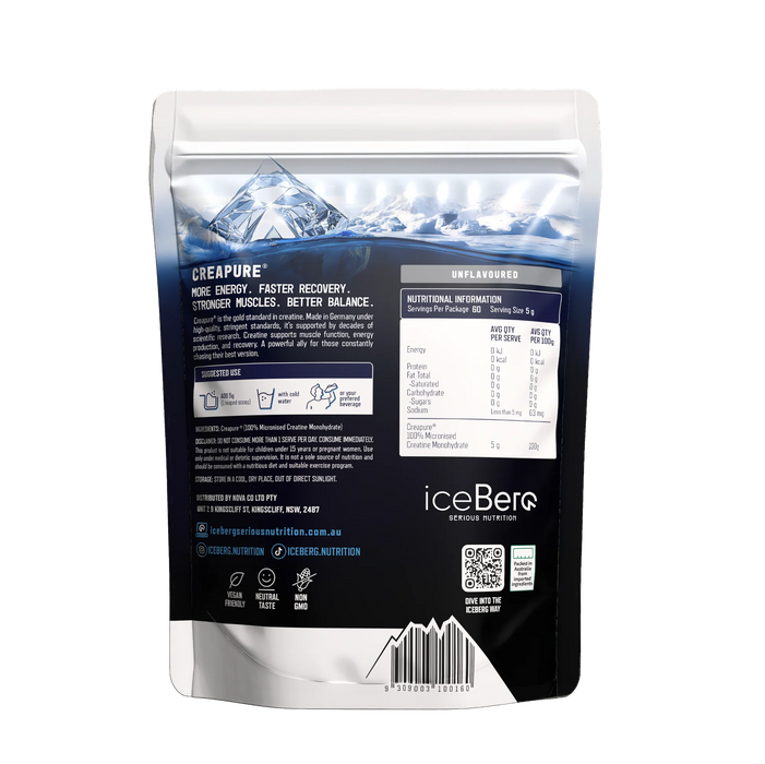 Creapure Creatine by Iceberg Serious Nutrition