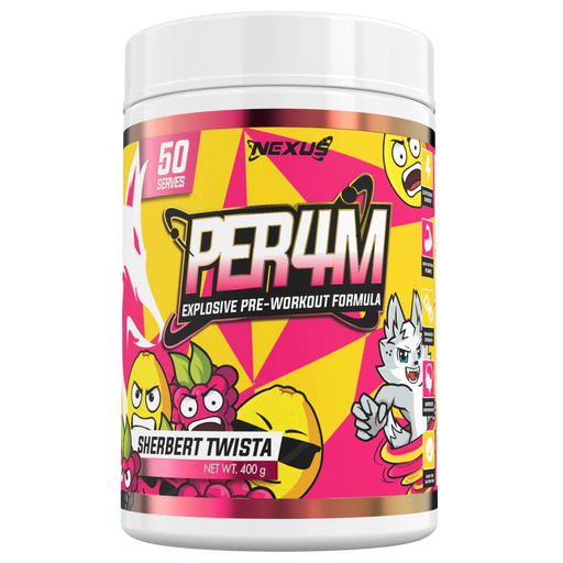 Per4m Pre Workout Explosive Formula Pump Focus Performance Caffeine at Supplements Central