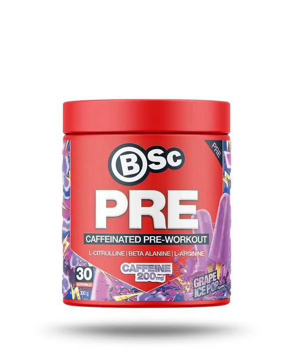 PRE Caffeinated Pre Workout 300g by Body Science