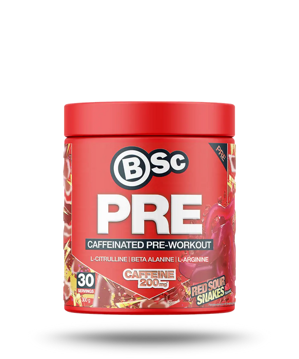 PRE Caffeinated Pre Workout 300g by Body Science