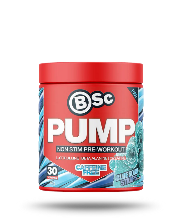 PUMP Non-Stim Pre-Workout 300g by Body Science