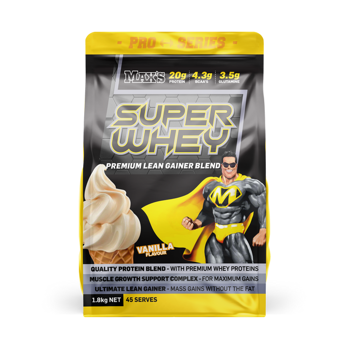 Pro Series SuperWhey Lean Muscle Gainer by Maxs