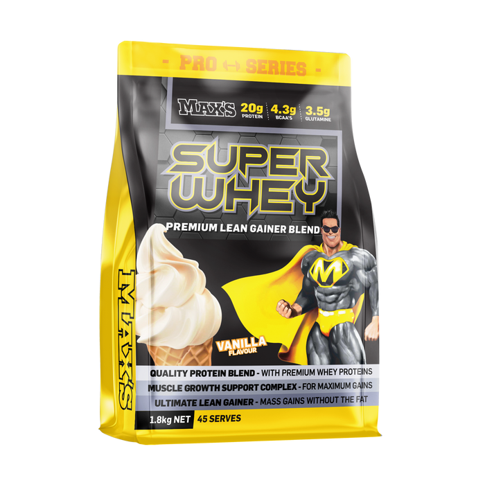 Pro Series SuperWhey Lean Muscle Gainer by Maxs