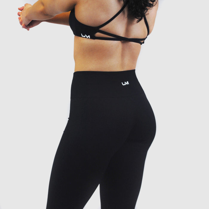 Womens High Waisted Seamless Leggings by UM