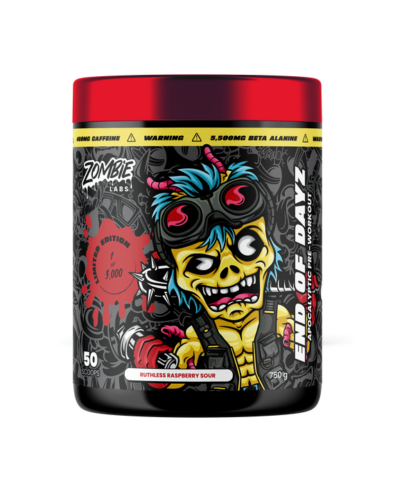 End of Days Aplocalyptic High Energy Stim Pre Workout by Zombie Labs