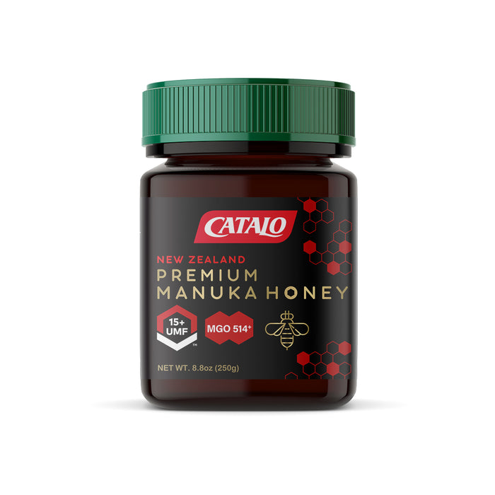 New Zealand UMF 15+ MGO 514+ Manuka Honey 250g by CATALO