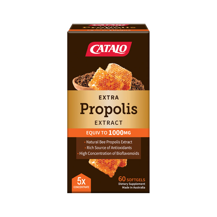 Extra Propolis Extract 1000 mg 60 Capsules by CATALO